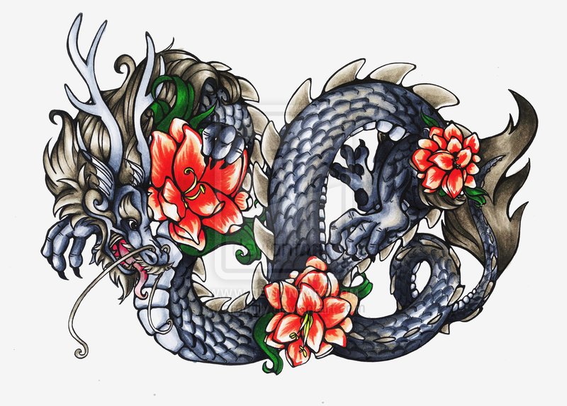 Dragon Tattoo Spine: Realistic vs. Abstract Designs - wide 3