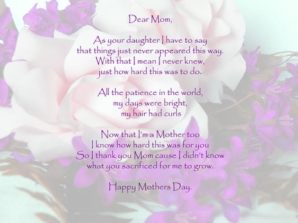 30 Touching Mothers Day Poems From Kids