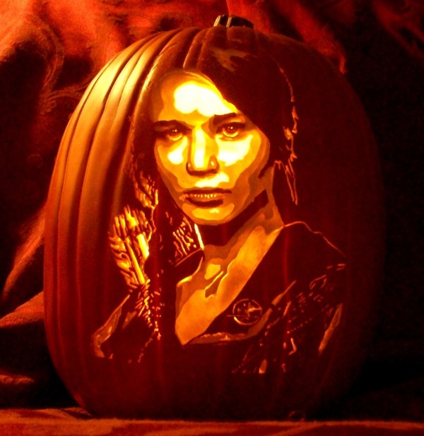 Pumpkin Carving Jennifer Lawrence