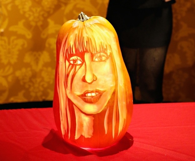 Pumpkin Carving Lady Gaga