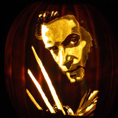Pumpkin Carving Wolverine
