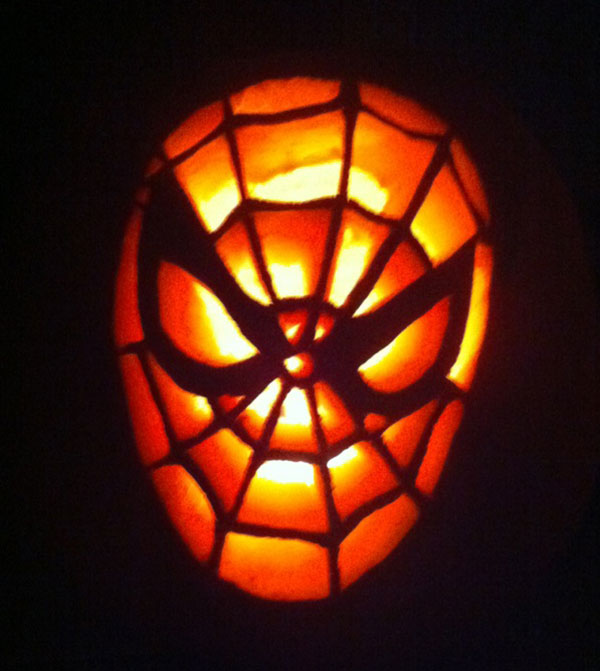 Spider Man Pumpkin Carving Ideas