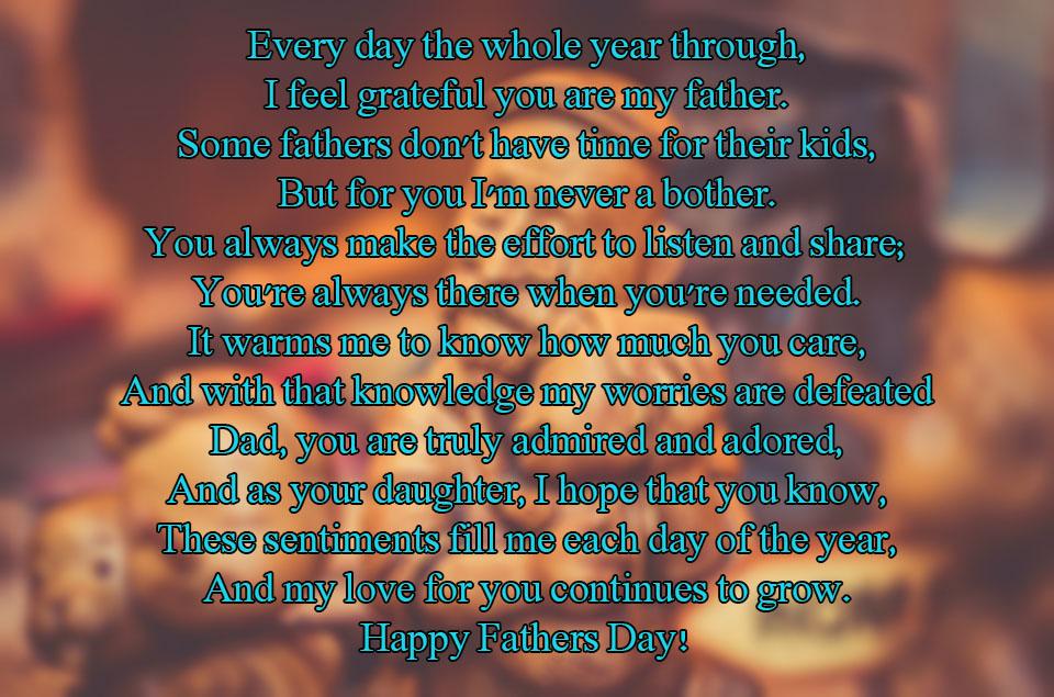 Daughter Fathers Day Poems