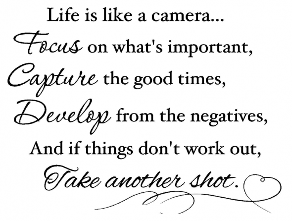 life is a camera