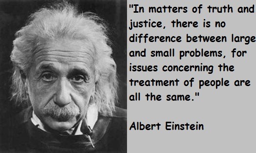 Albert-Einstein justice Quotes