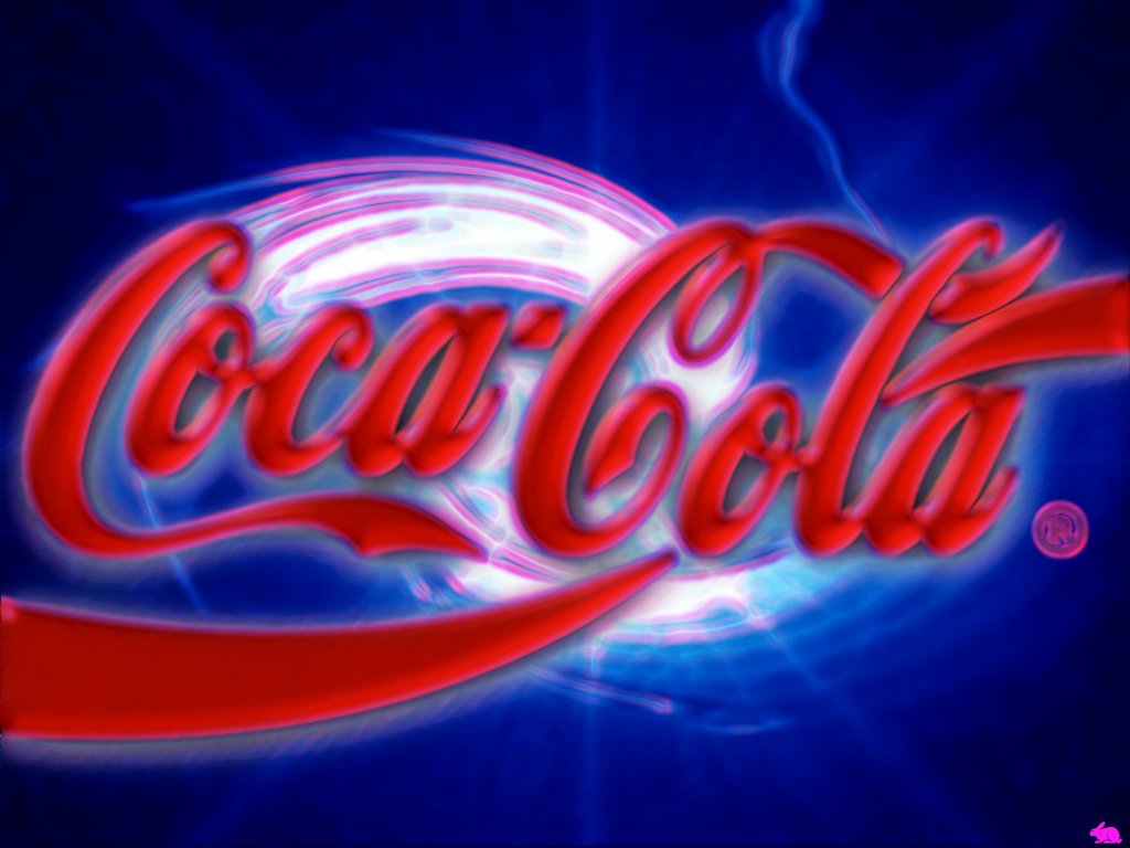 Blue Coca Cola Wallpaper