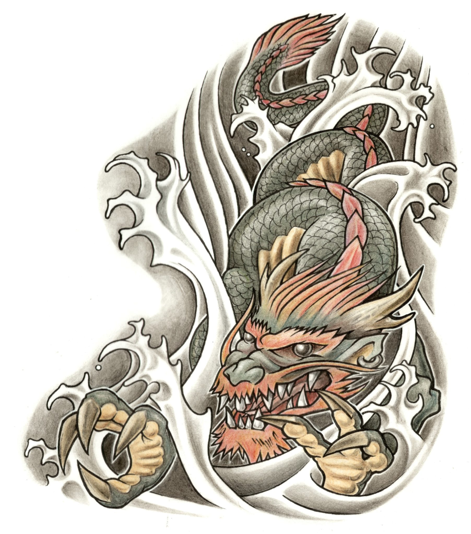 60 Awesome Dragon Tattoo Designs For Men