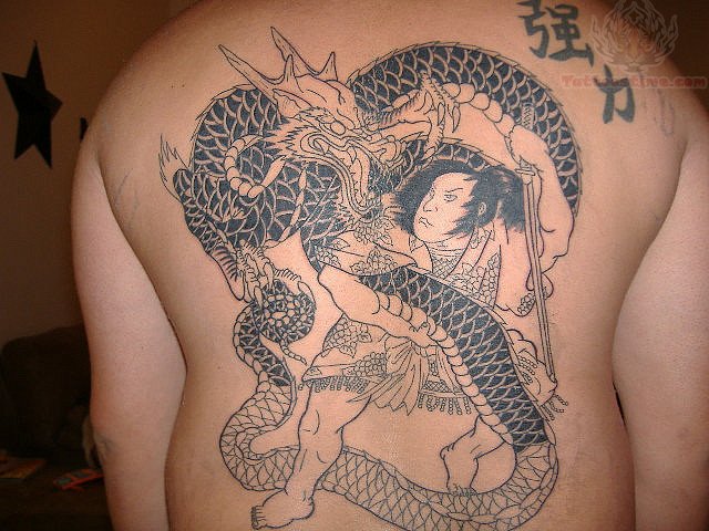 japanese-dragon-and-samurai-tattoo