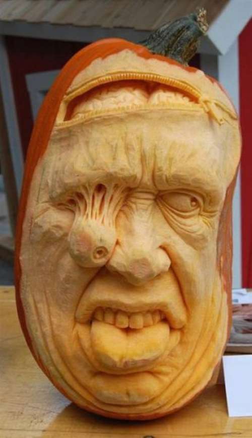 Creepy Halloween Pumpkin