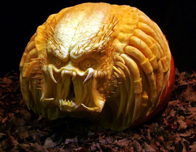 geek pumpkin carving