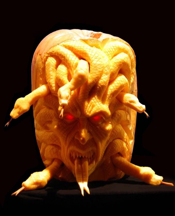 medusa Pumpkin Carving Ideas