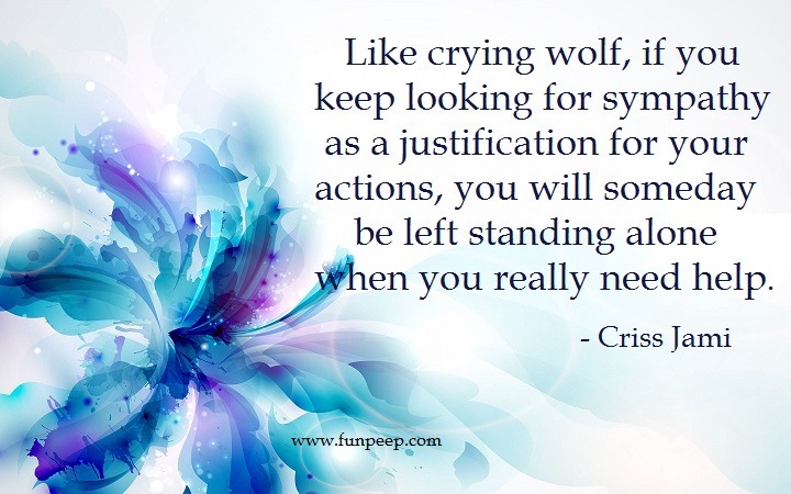 Criss Jami Sympathy quote