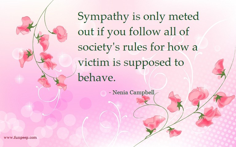 Nenia Campbell sympathy quotes