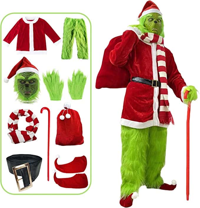 Green Furry Monster Costume