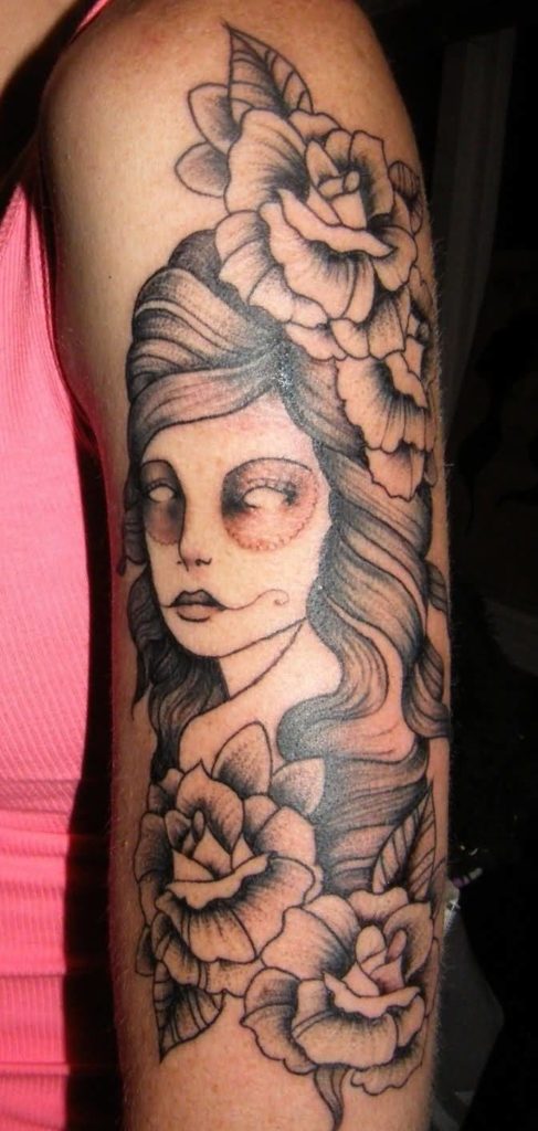 Scary arm tattoos for girls