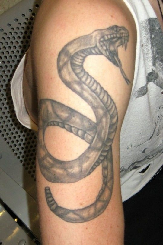 snake arm tattoos for girls