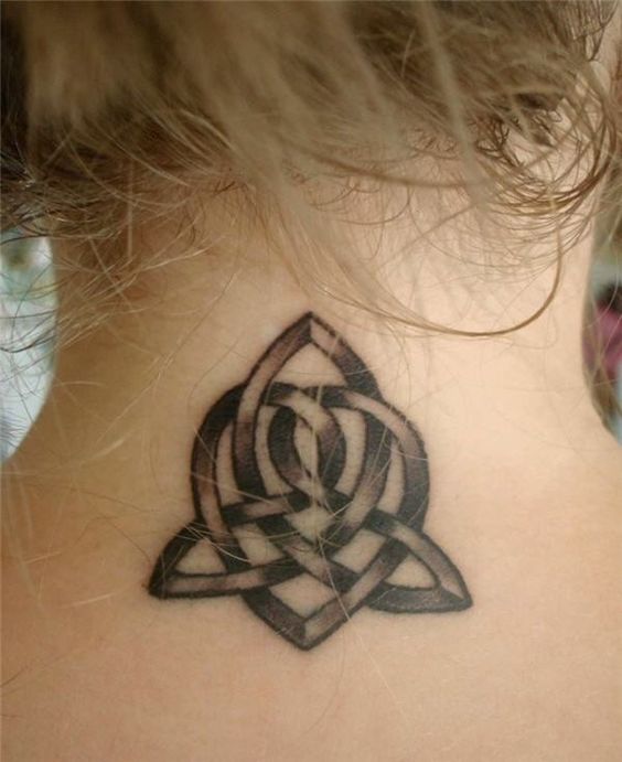 Celtic Neck tattoos for girls