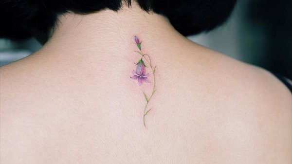 Small Neck tattoos for girls