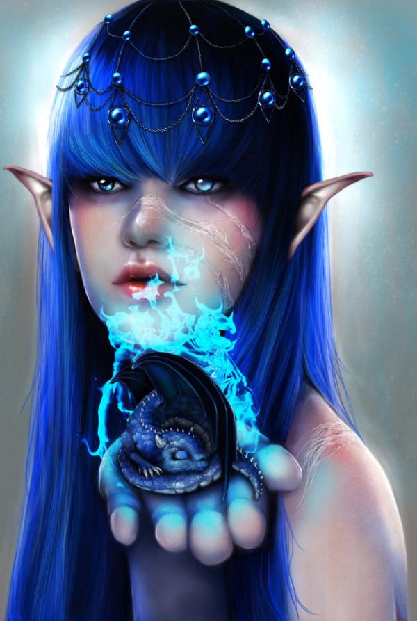 Born in blue flame RomanticFae