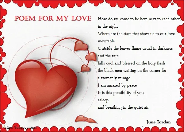 Poem for my love