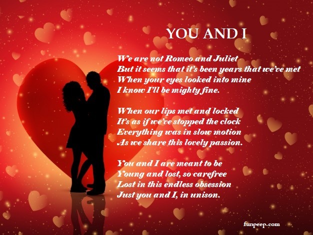 Poem we share the love The songs