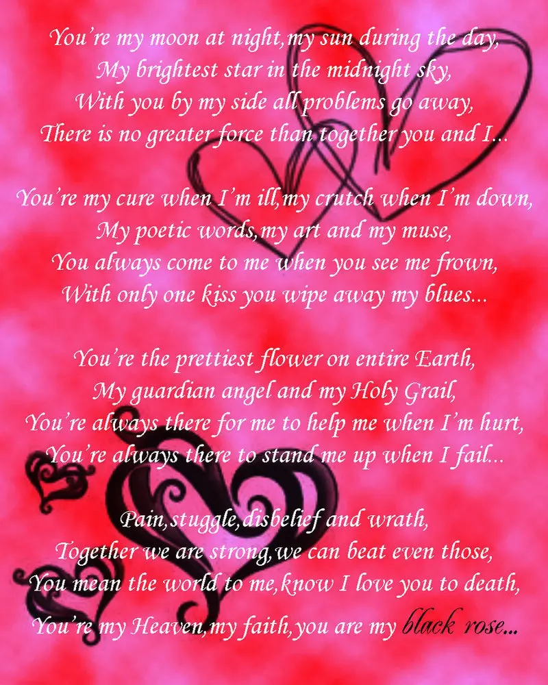 love poems for him on valentine