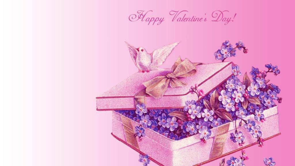 mauve valentines day wallpaper