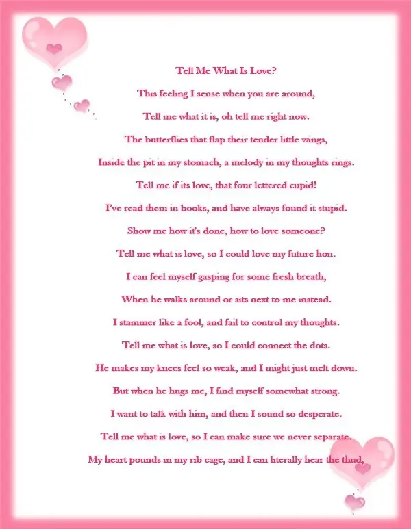 valentine love poems for him