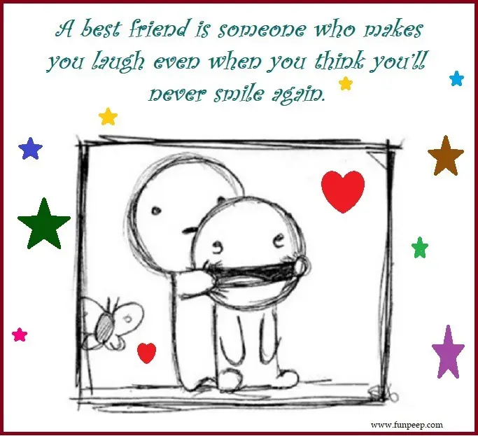 can make you smile best friend quotes