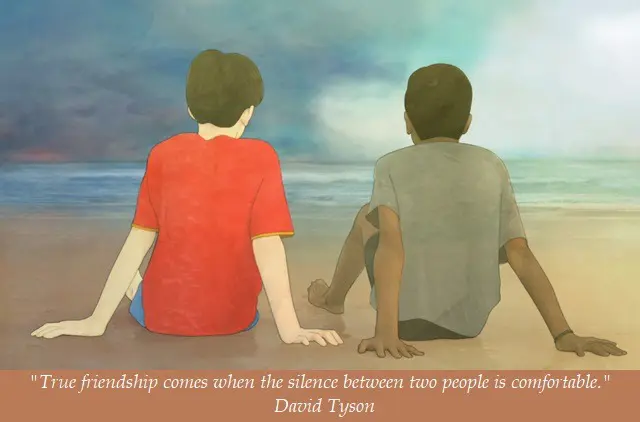 silence is comfortable best friend quotes