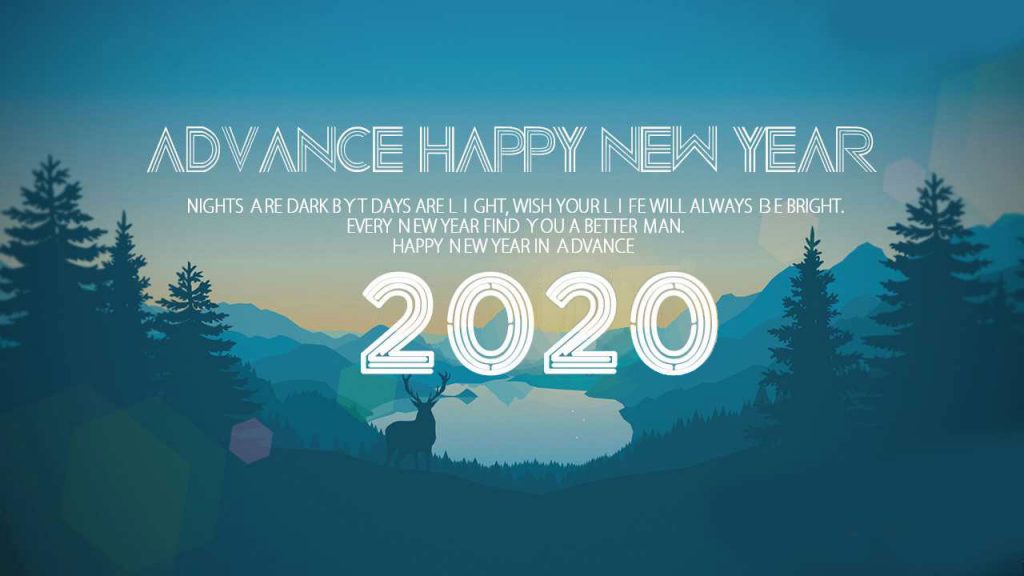 Advance Happy New Year Wish