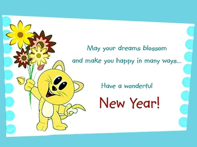 lovely new year wish