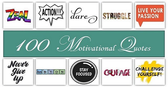 100 motivational quotes