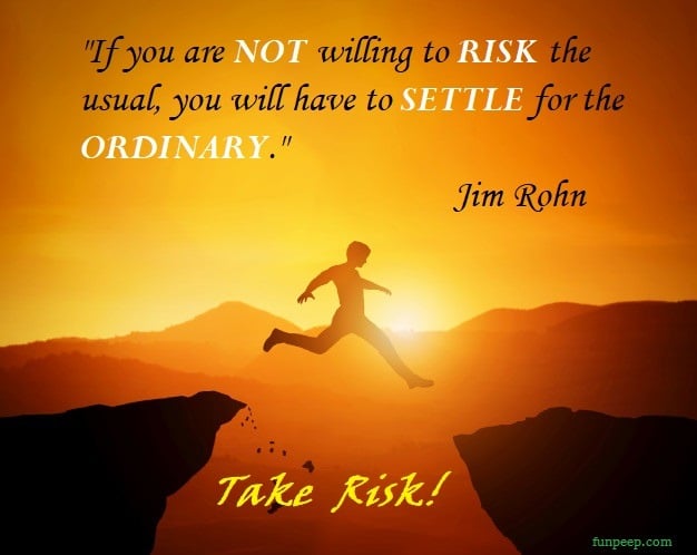 take risk motivational quotes