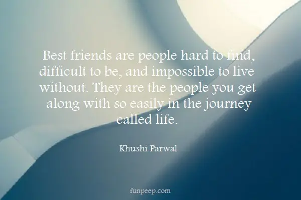 Best friends are hard to find quote