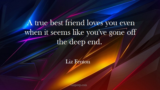 Liz Fenton friends quote