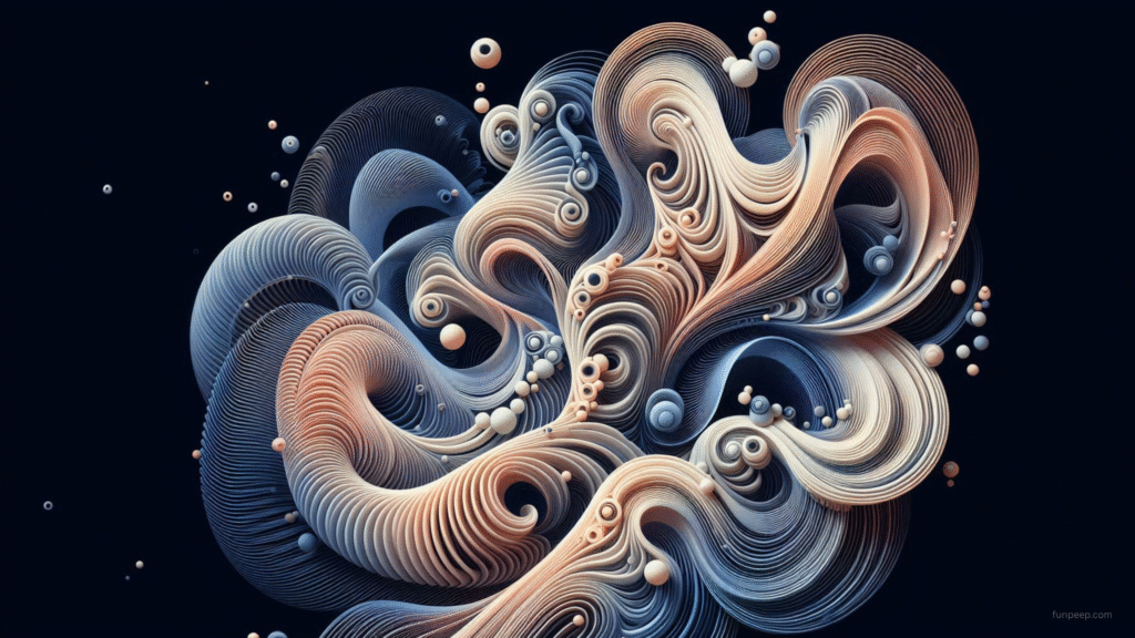 AI-generated patterns minimalist wallpaper