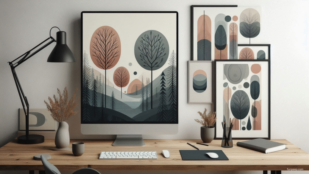 Clean minimalist wallpaper
