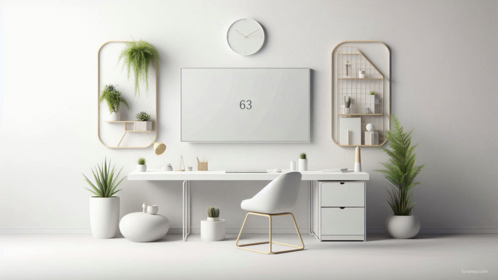 Clean minimalist wallpaper for desktop