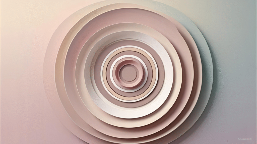 Concentric circles minimalist wallpaper