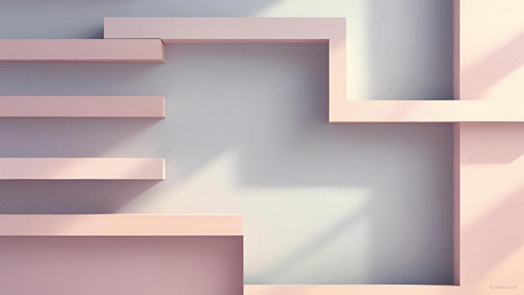 Floating rectangles minimalist wallpaper