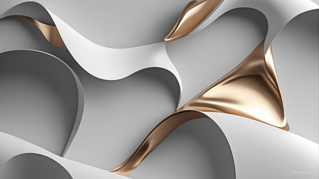 Monochrome metallic minimalist wallpaper