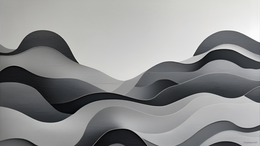 Monochrome palette minimalist wallpaper