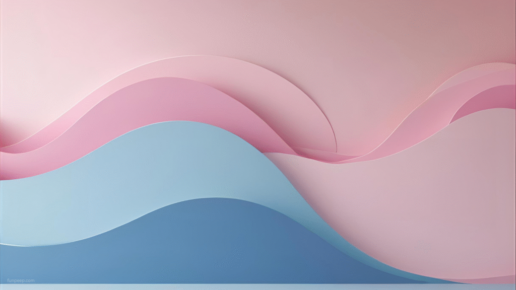 Soft pastel minimalist desktop wallpaper