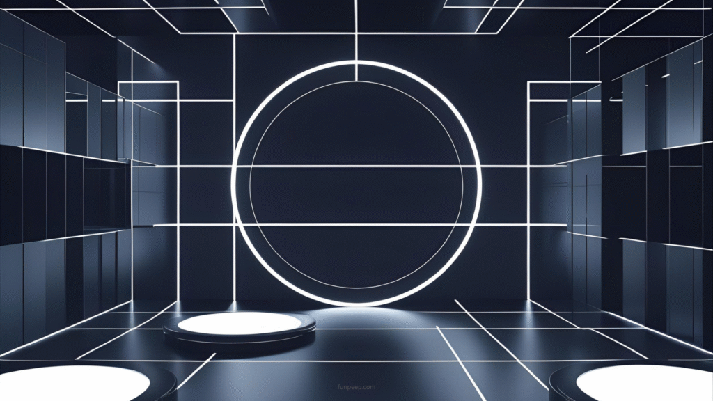 Tech-inspired grid minimalist