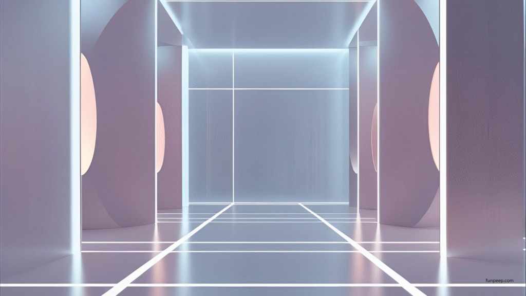 Tech-inspired shape wallpaper