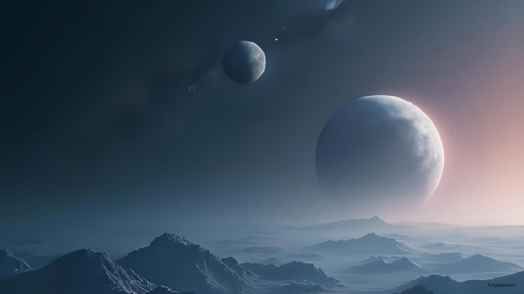 abstract space minimalist wallpaper