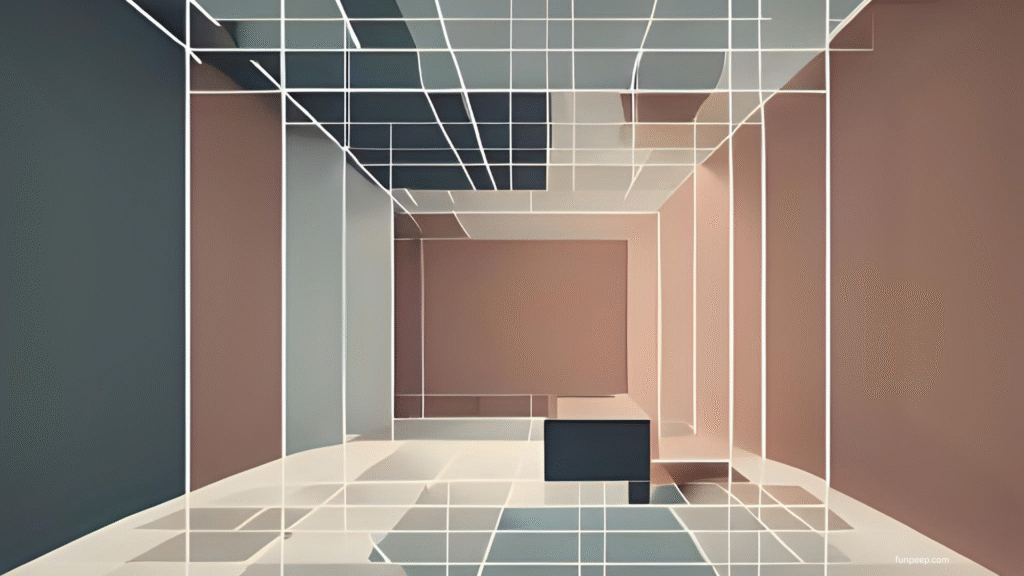 asymmetric minimalist background