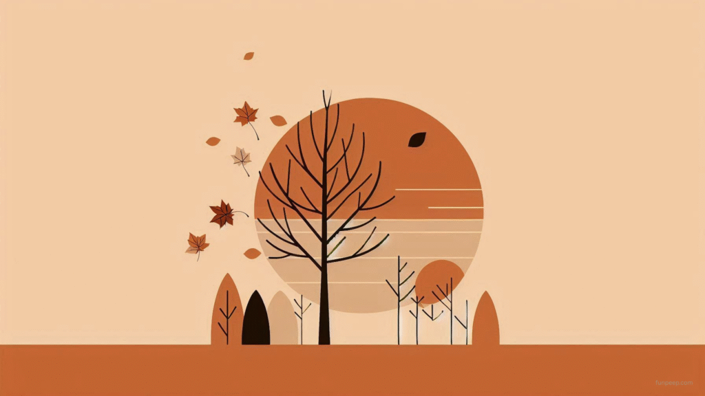 autumn-themed desktop wallpaper