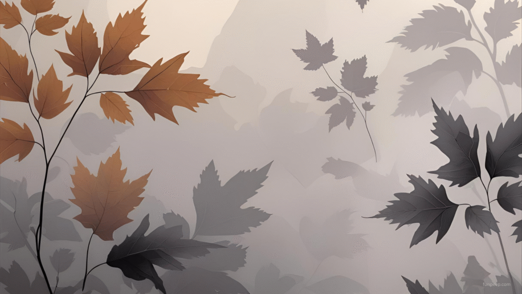 fall season minimalist wallpaper